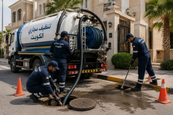 صيانة شبكة صرف صحي بالكويت